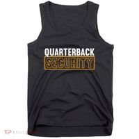Quarterback Security Football Lineman Line Players Tank Top thumb 0
