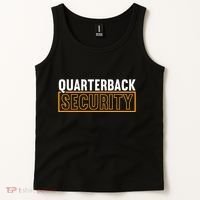 Quarterback Security Football Lineman Line Players Tank Top thumb 2