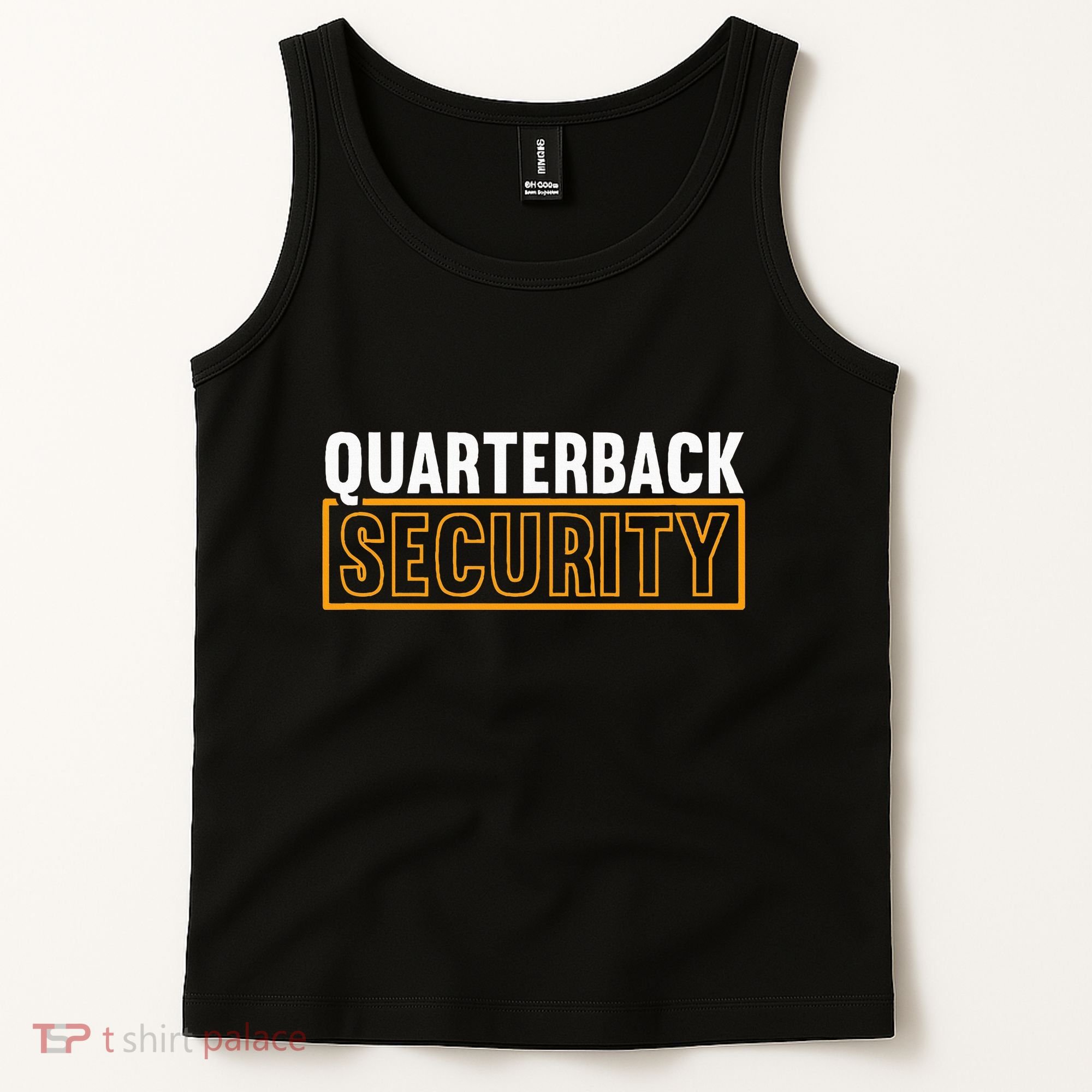 Quarterback Security Football Lineman Line Players Tank Top