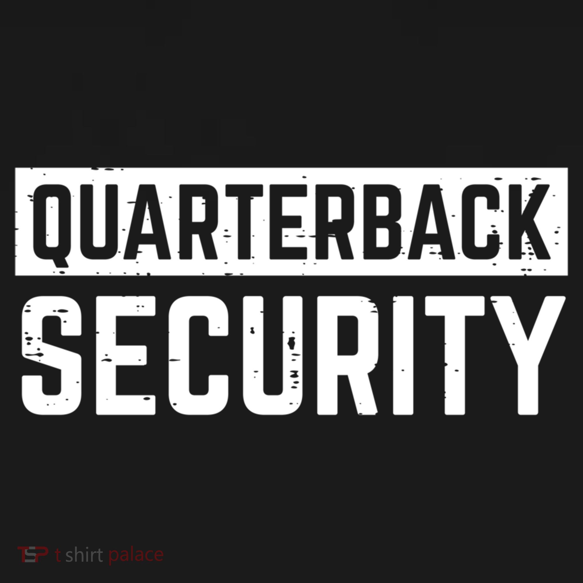 Quarterback Security Funny American Football Offense Line Gift Women's Hoodie