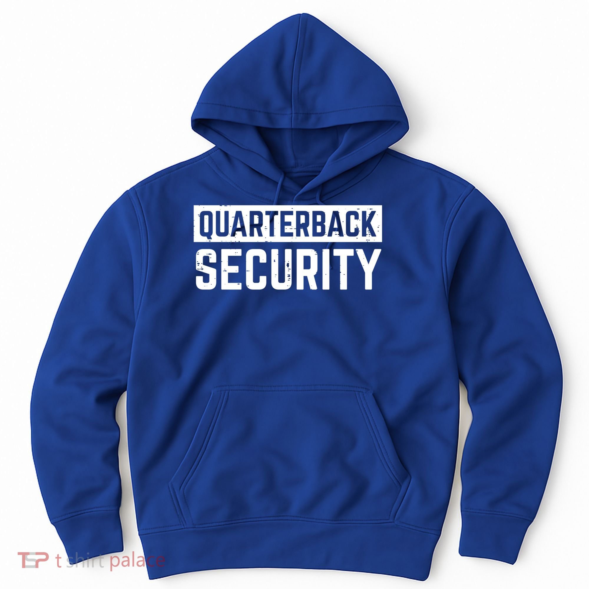 Quarterback Security Funny American Football Offense Line Gift Hoodie