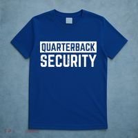 Quarterback Security Funny American Football Offense Line Gift T-Shirt thumb 5