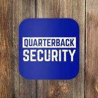Quarterback Security Funny American Football Offense Line Gift Coaster thumb 0