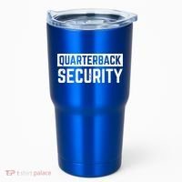 Quarterback Security Funny American Football Offense Line Gift Tumbler thumb 0