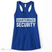 Quarterback Security Funny American Football Offense Line Gift Women's Tank Top thumb 0