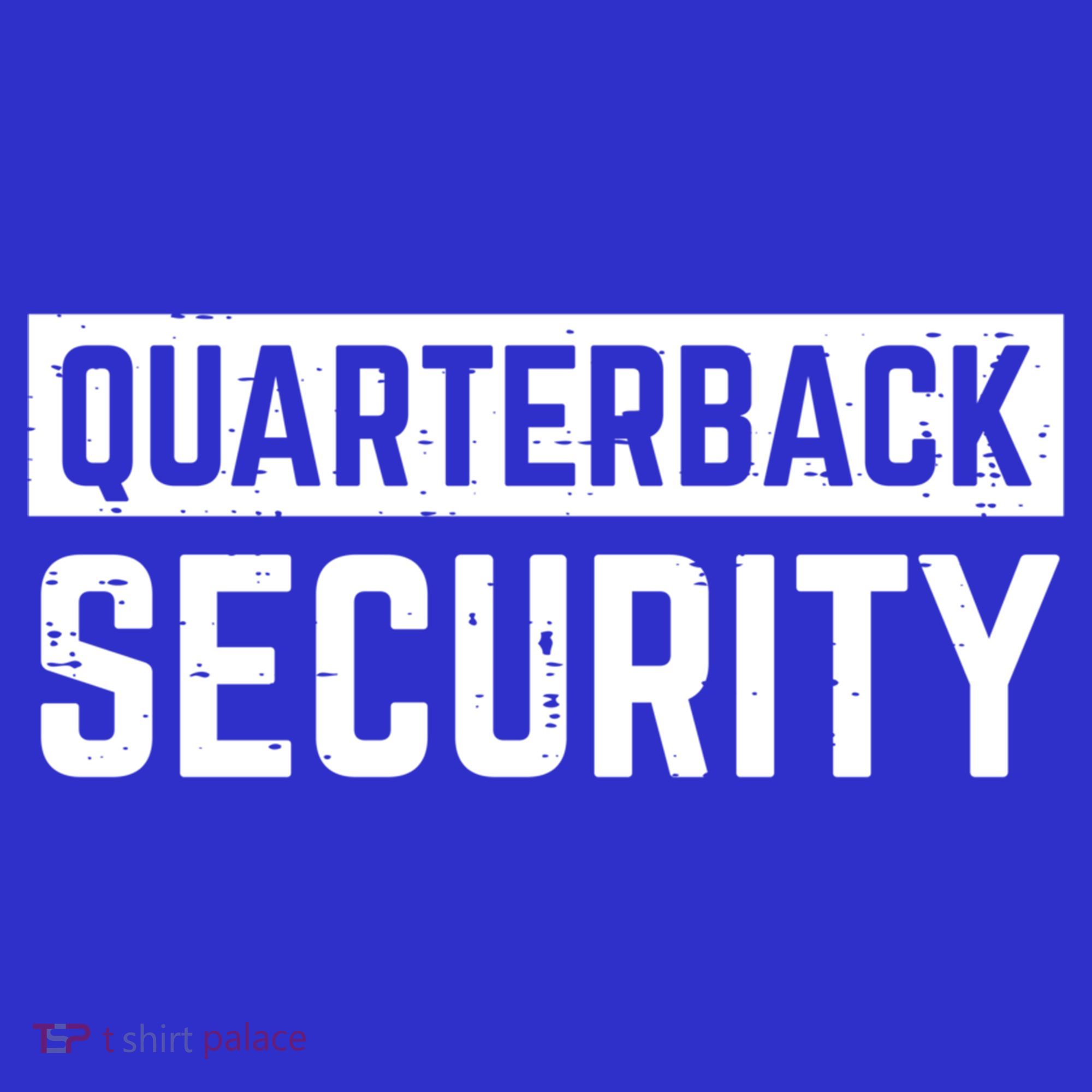 Quarterback Security Funny American Football Offense Line Gift Women's Tank Top