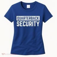 Quarterback Security Funny American Football Offense Line Gift Women's T-Shirt thumb 0