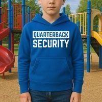 Quarterback Security Funny American Football Offense Line Gift Kids Hoodie thumb 2