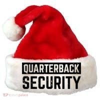 Quarterback Security Funny American Football Offense Line Gift Santa Hat thumb 0