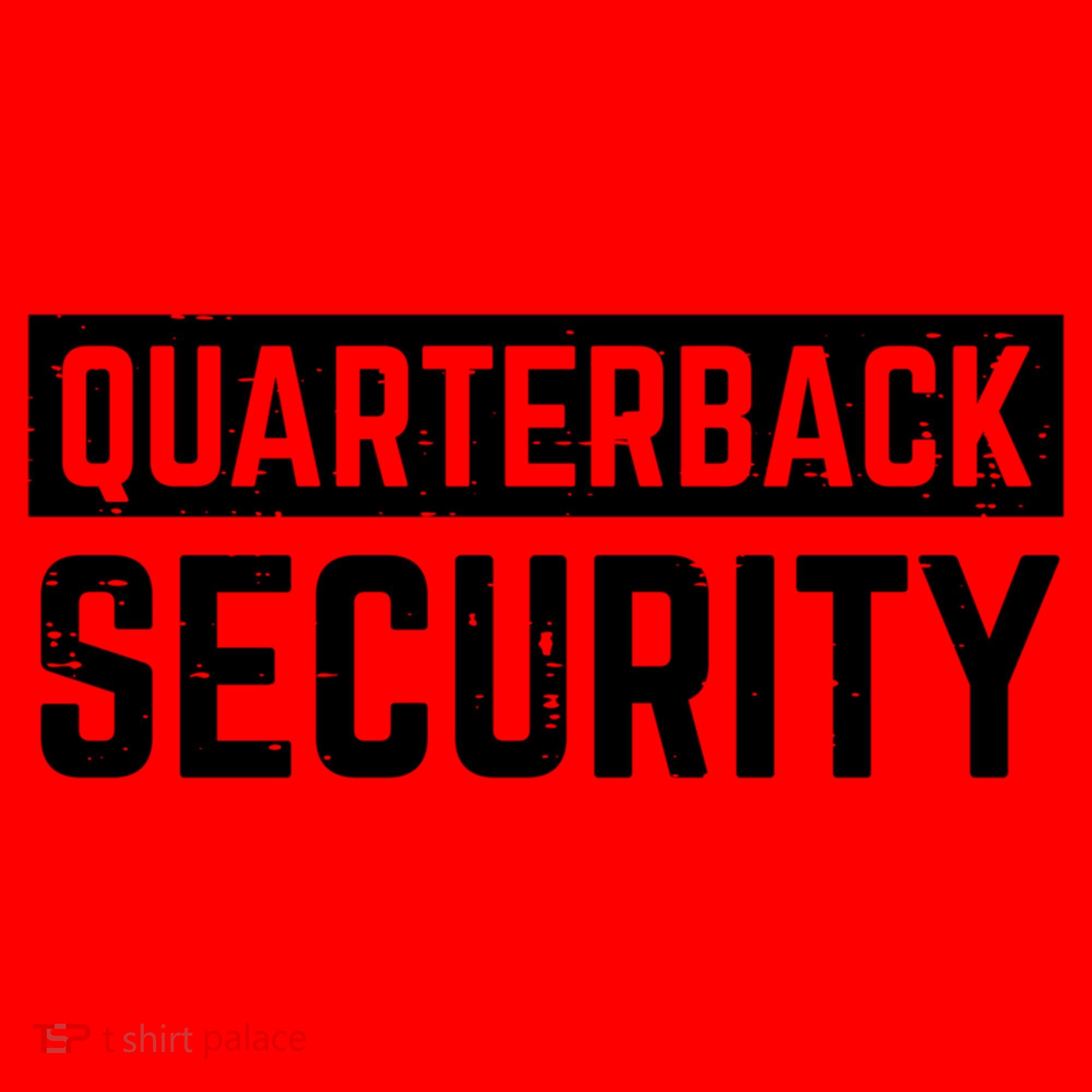 Quarterback Security Funny American Football Offense Line Gift Santa Hat