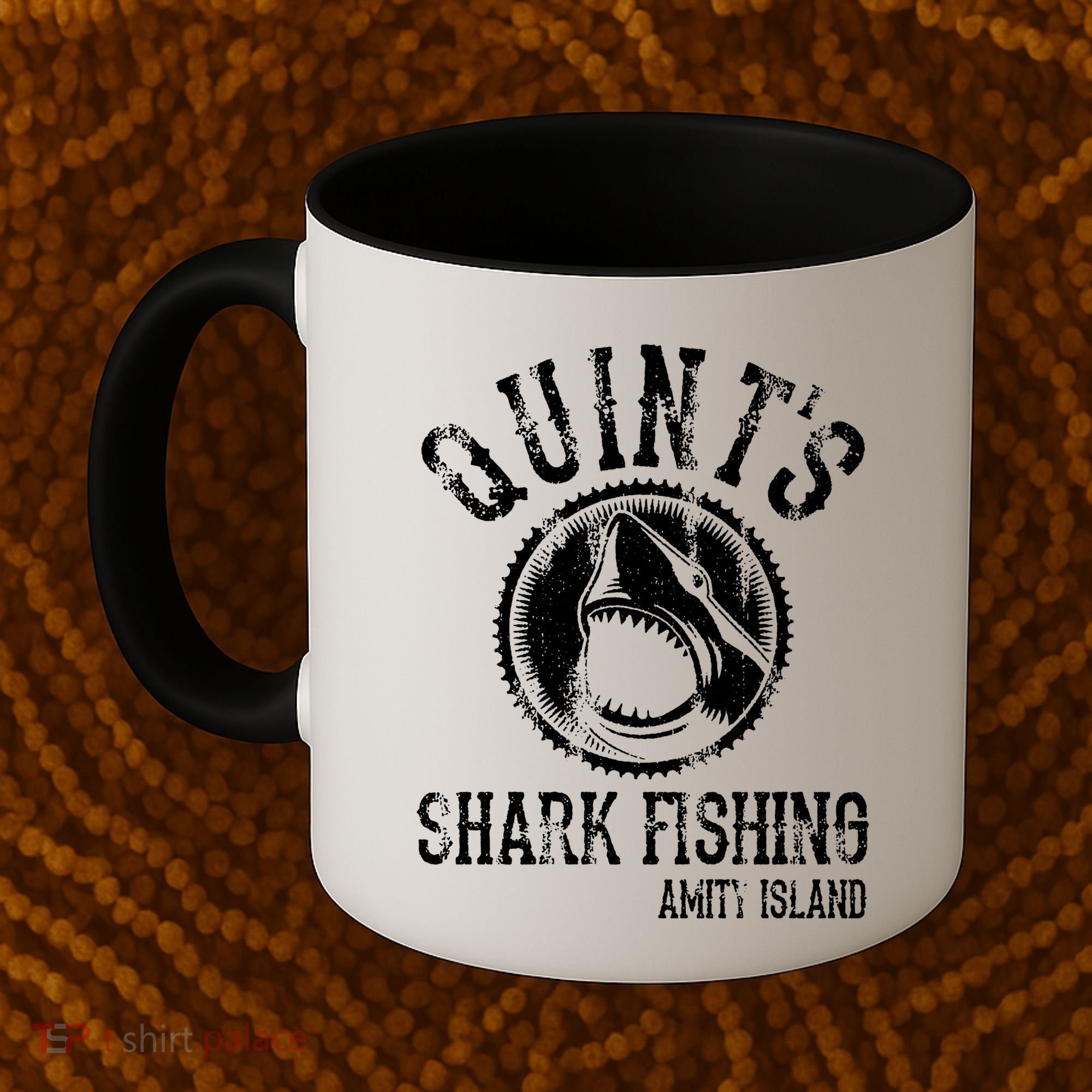 Quints Shark Fishing Coffee Mug