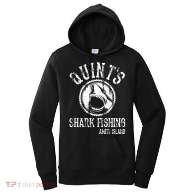 Quints Shark Fishing Women's Hoodie