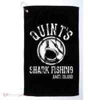 Quints Shark Fishing Golf Towel thumb 0