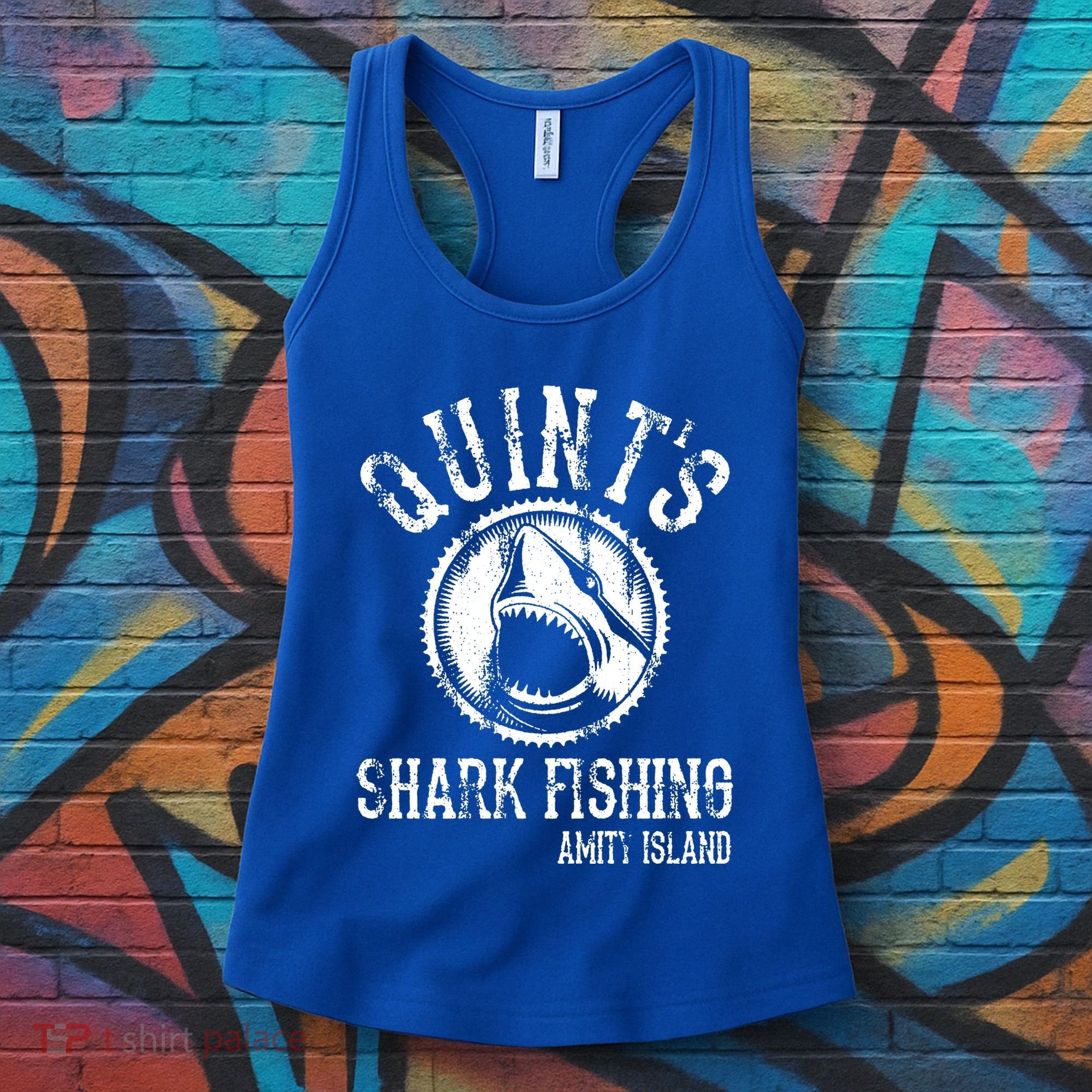 Quints Shark Fishing Women's Tank Top