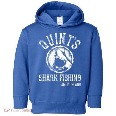 Quints Shark Fishing Toddler Hoodie