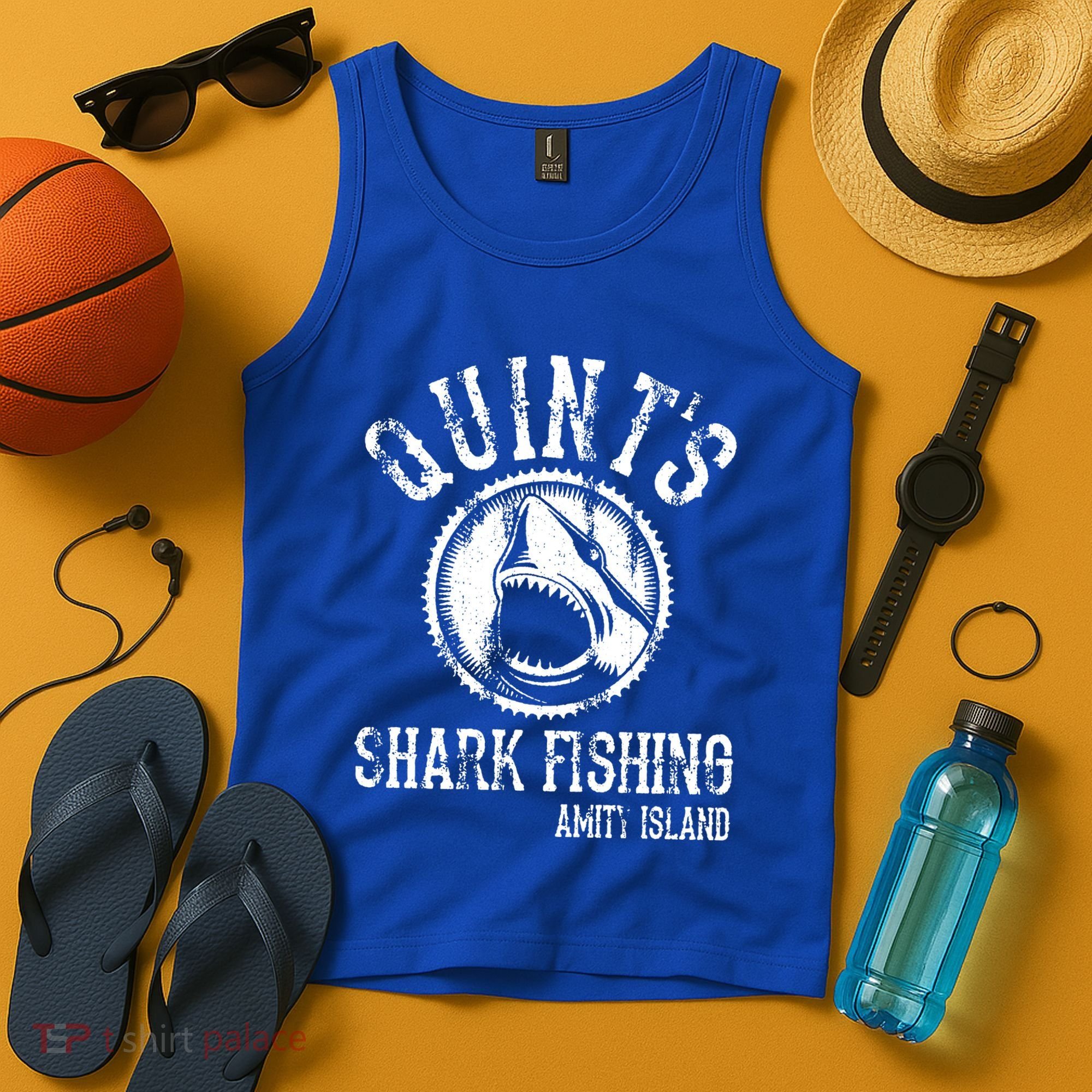 Quints Shark Fishing Tank Top