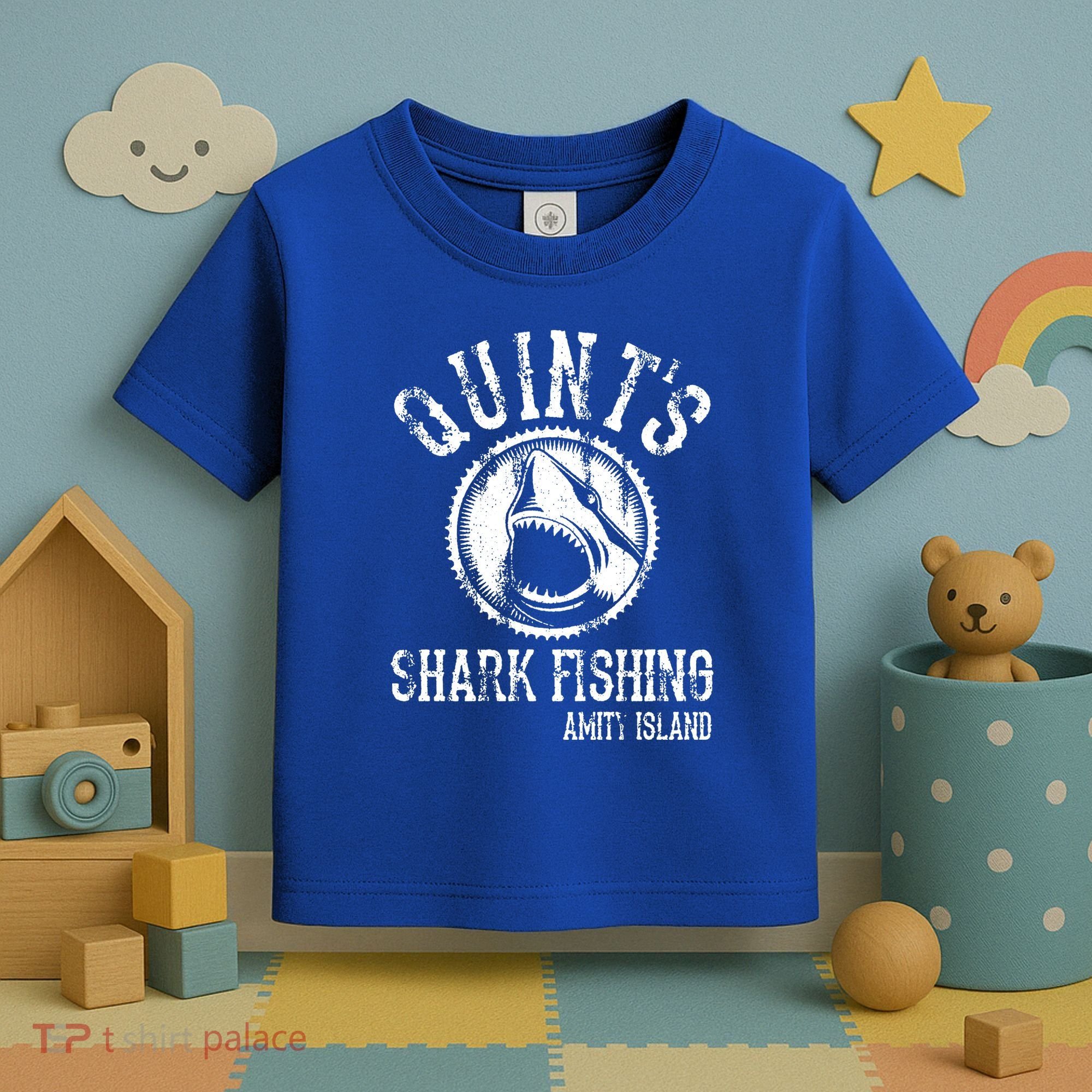 Quints Shark Fishing Toddler T-Shirt