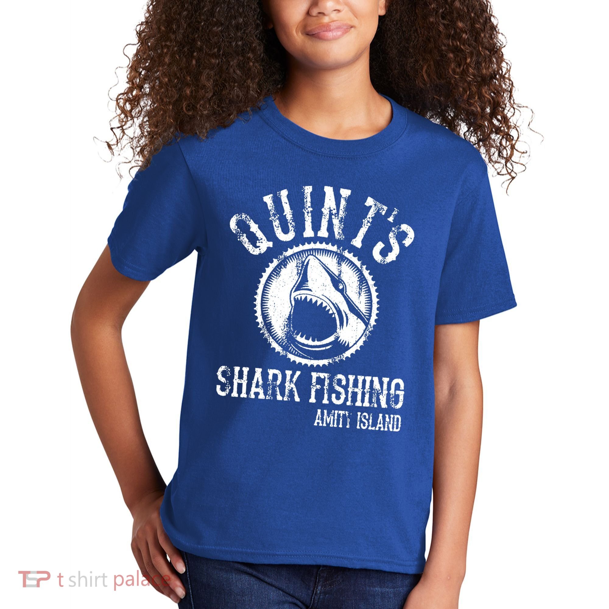 Quints Shark Fishing Kids T-Shirt