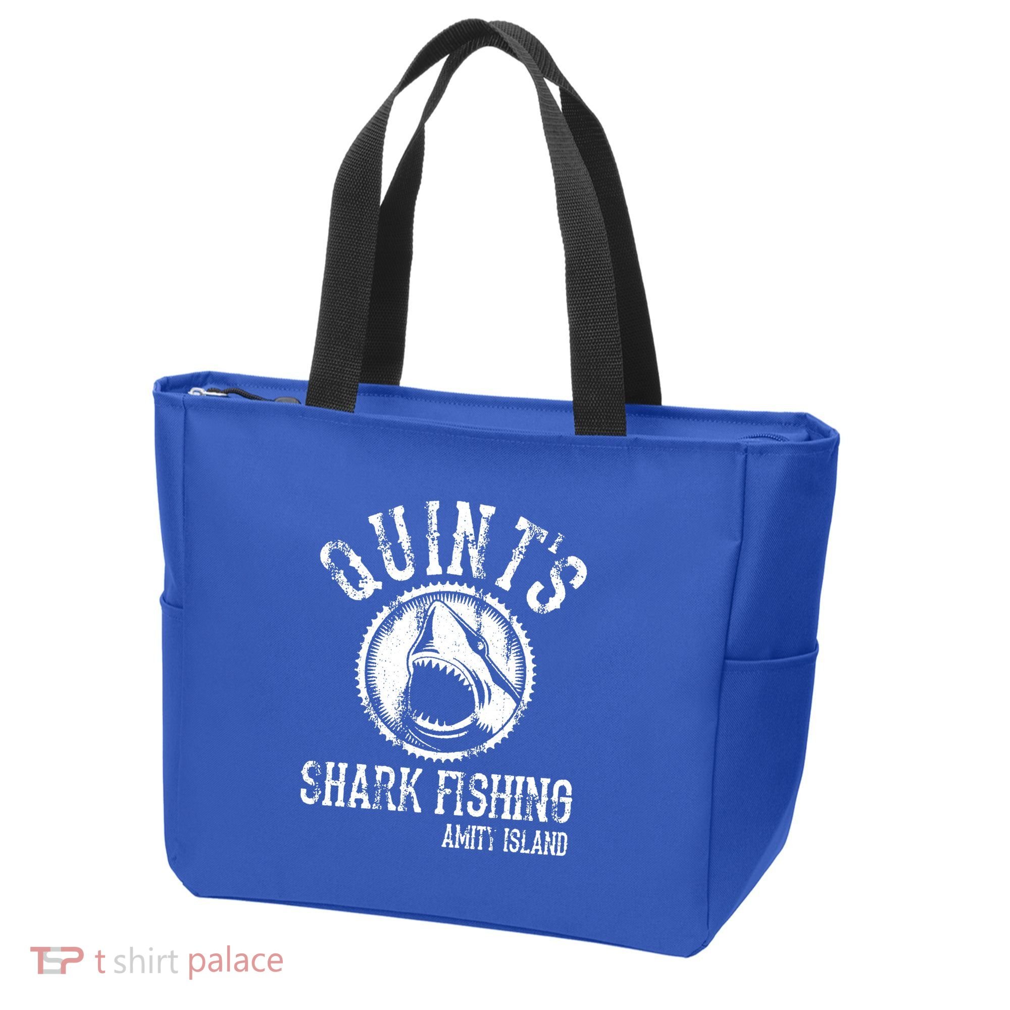 Quints Shark Fishing Tote Bag