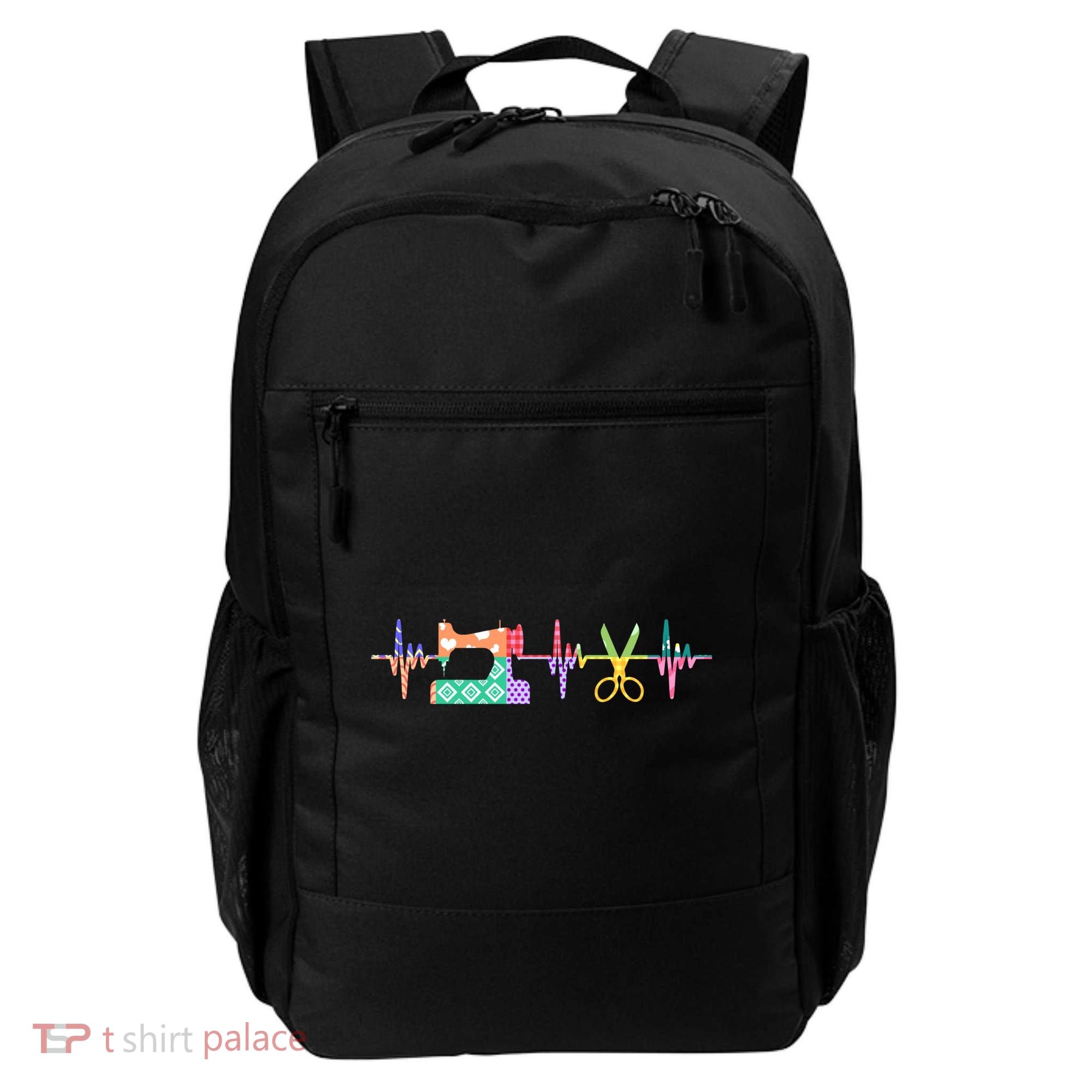 Quilter Sewing Heartbeat For Quilting Lover Mm Cool Gift Backpack