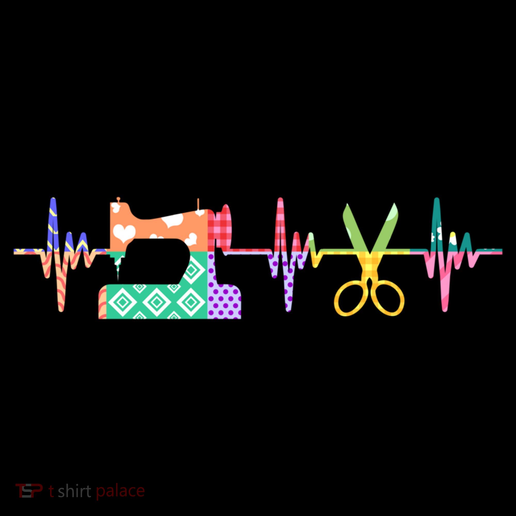 Quilter Sewing Heartbeat For Quilting Lover Mm Cool Gift Coffee Mug