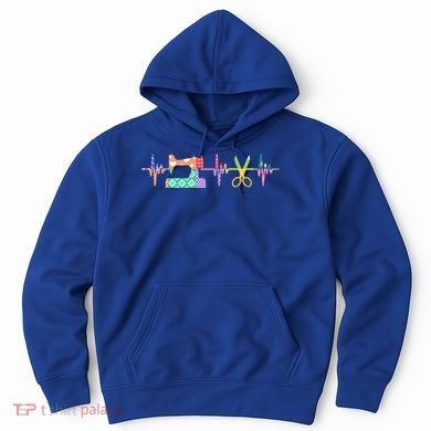 Quilter Sewing Heartbeat For Quilting Lover Mm Cool Gift Hoodie