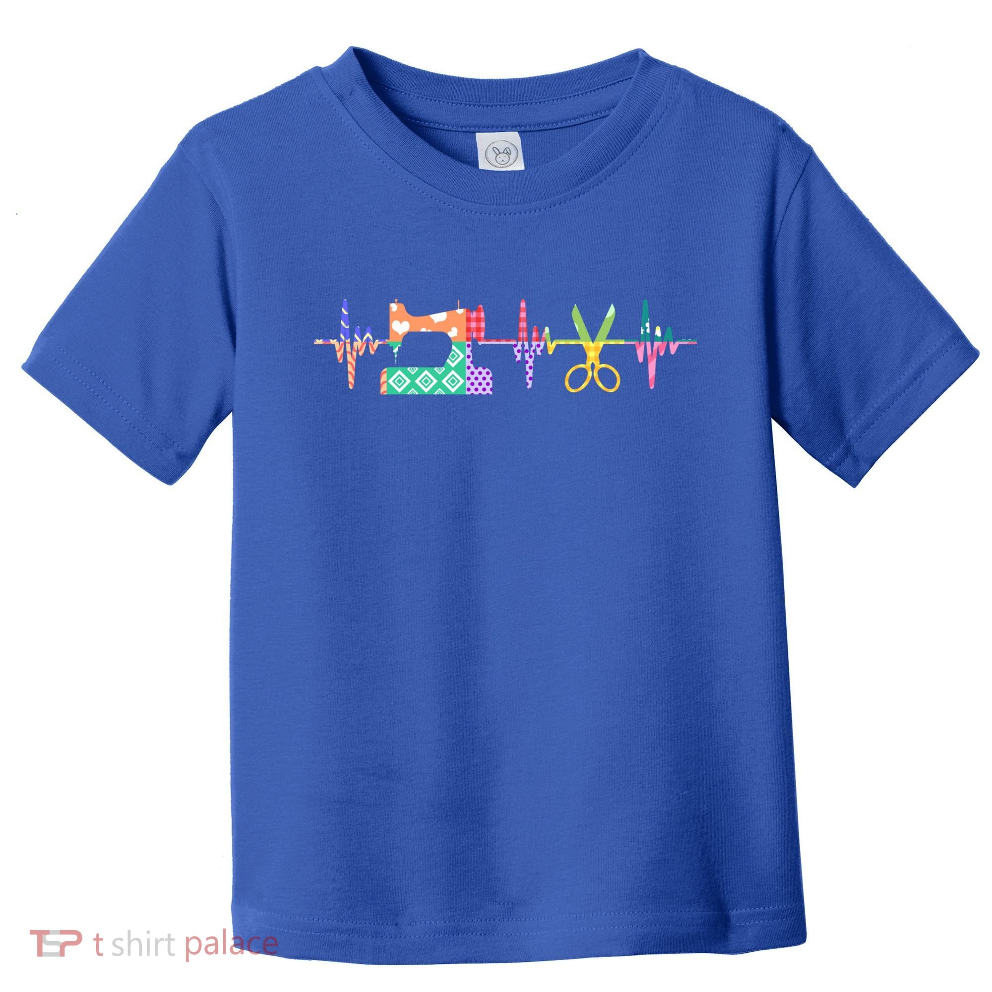 Quilter Sewing Heartbeat For Quilting Lover Mm Cool Gift Toddler T-Shirt