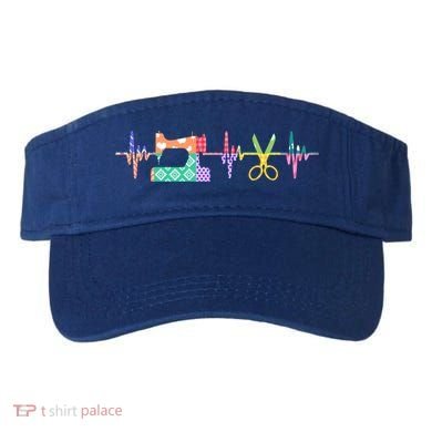 Quilter Sewing Heartbeat For Quilting Lover Mm Cool Gift Visor