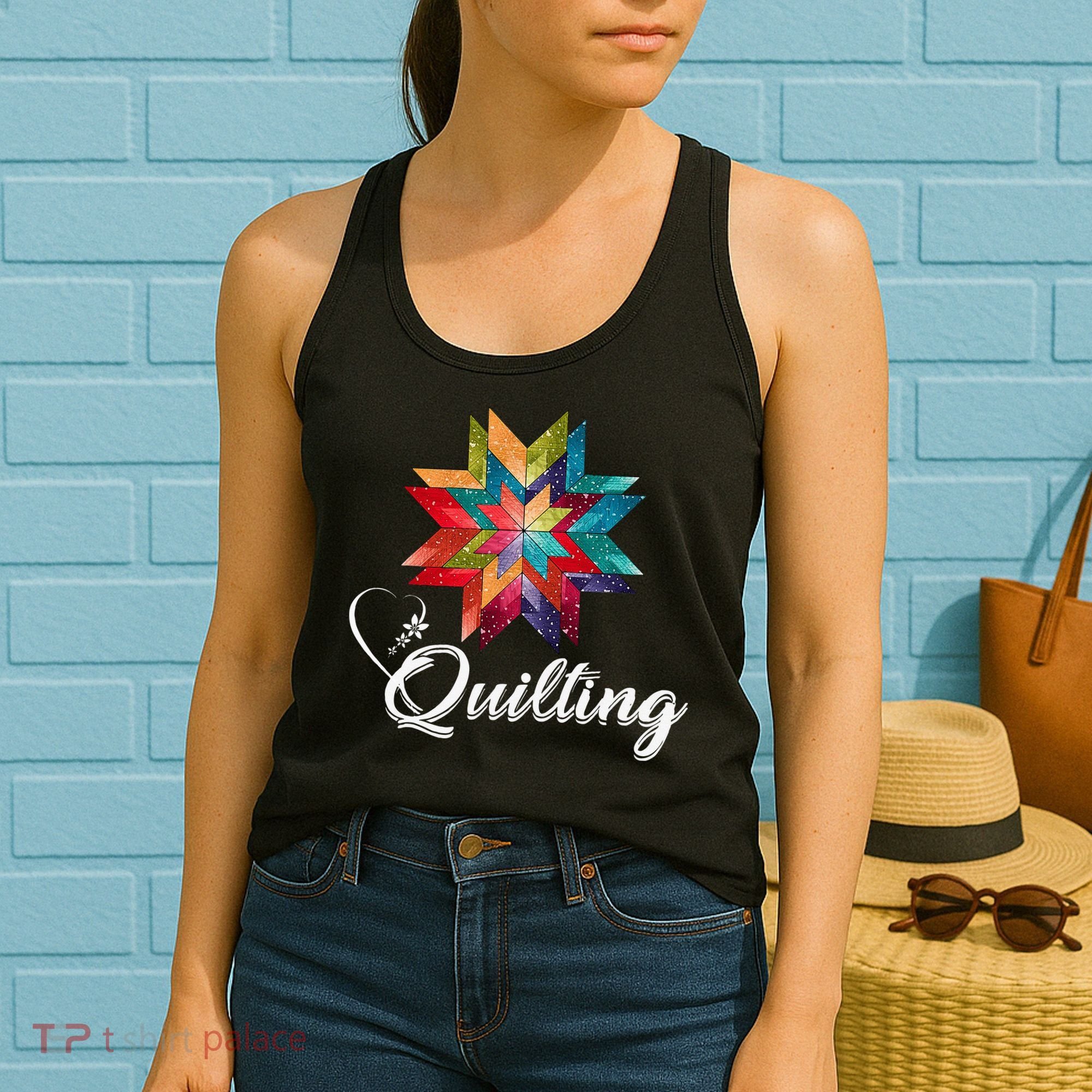 Quiltiing Sewing Love Quilting Quilter Sewer Sewing Women's Tank Top