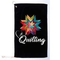 Quiltiing Sewing Love Quilting Quilter Sewer Sewing Golf Towel thumb 0