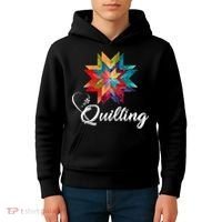 Quiltiing Sewing Love Quilting Quilter Sewer Sewing Kids Hoodie thumb 4