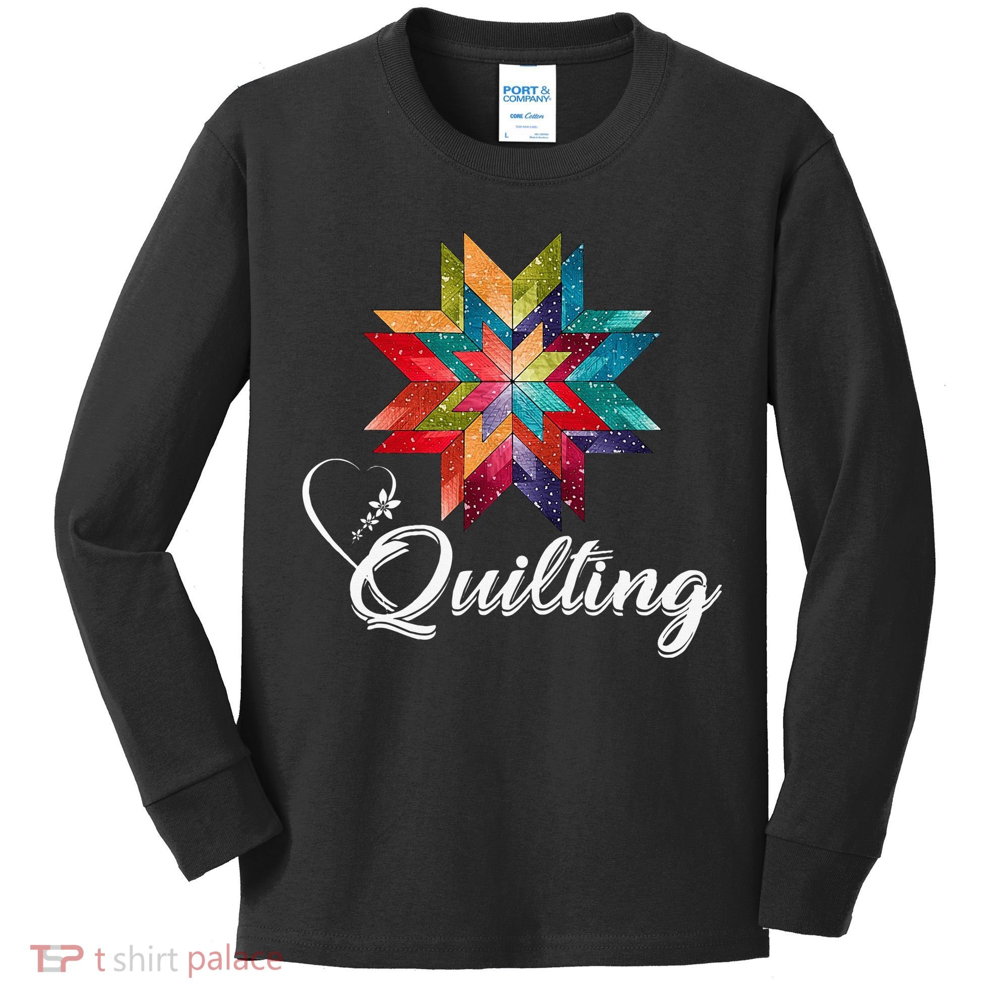 Quiltiing Sewing Love Quilting Quilter Sewer Sewing Kids Long Sleeve Shirt