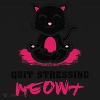 Quit Stressing Meowt Funny Meditation Lotus Seat Cat Yoga Women's Tank Top thumb 5