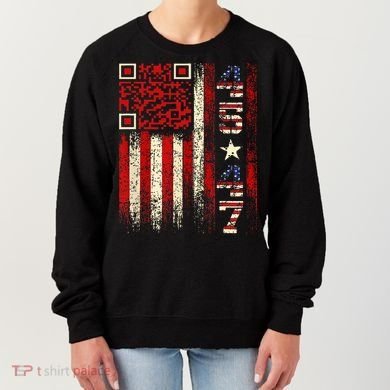 Qr Scan Me President Trump 4547 Trump Dancing Code Women's Sweatshirt