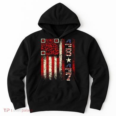 Qr Scan Me President Trump 4547 Trump Dancing Code Hoodie