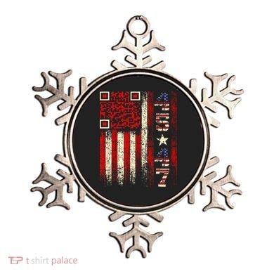 Qr Scan Me President Trump 4547 Trump Dancing Code Ornament