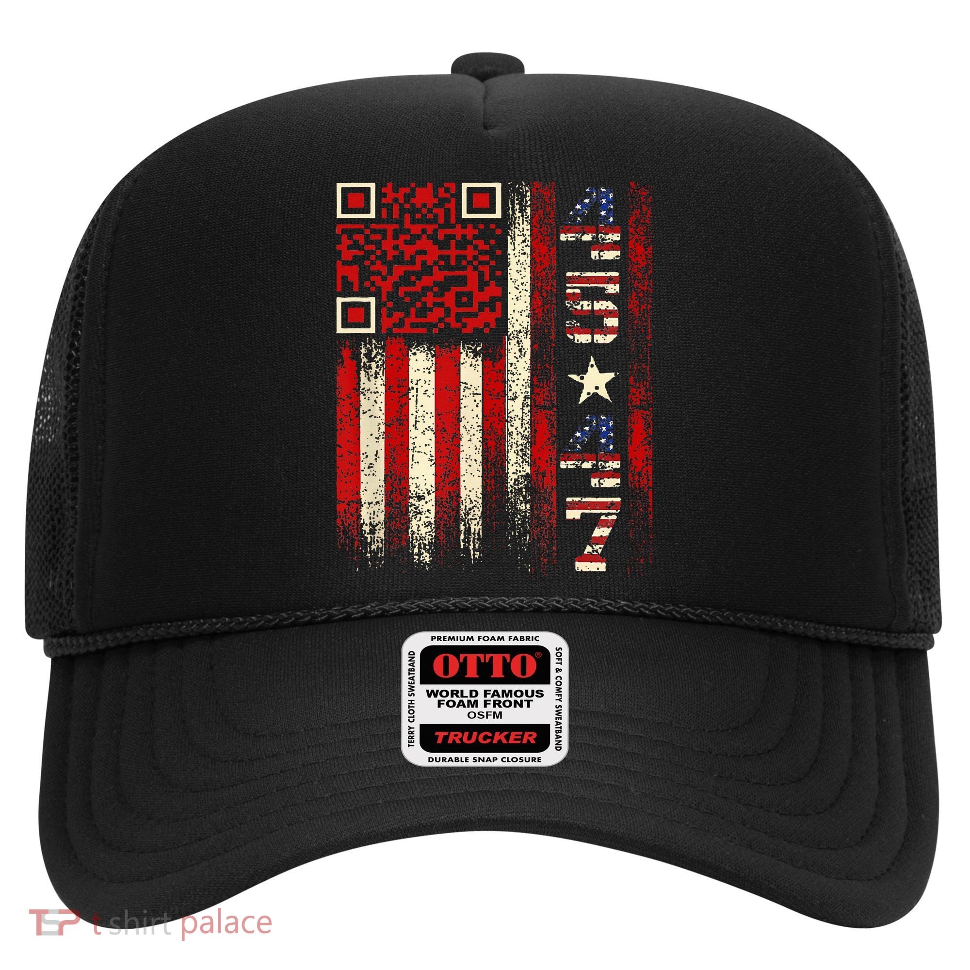 Qr Scan Me President Trump 4547 Trump Dancing Code Hat
