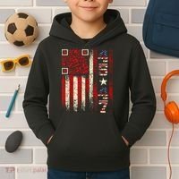 Qr Scan Me President Trump 4547 Trump Dancing Code Kids Hoodie thumb 2
