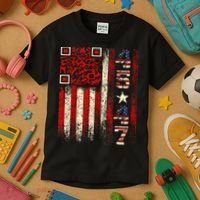 Qr Scan Me President Trump 4547 Trump Dancing Code Kids T-Shirt thumb 3