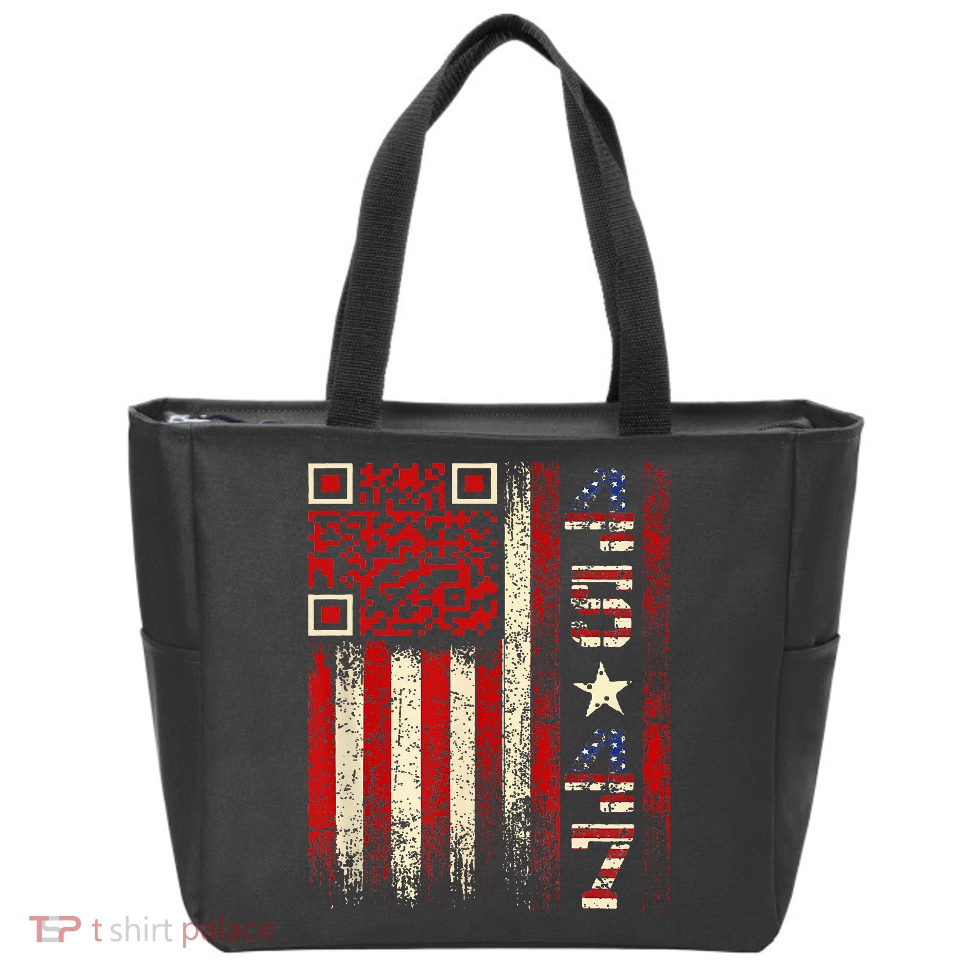 Qr Scan Me President Trump 4547 Trump Dancing Code Tote Bag
