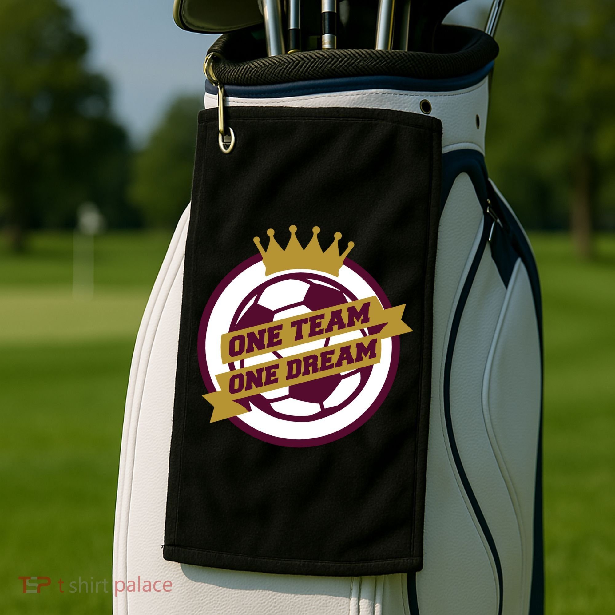 Qatar Soccer One Team One Dream Golf Towel