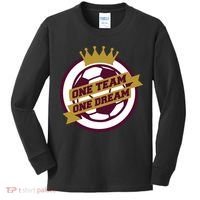 Qatar Soccer One Team One Dream Kids Long Sleeve Shirt thumb 0