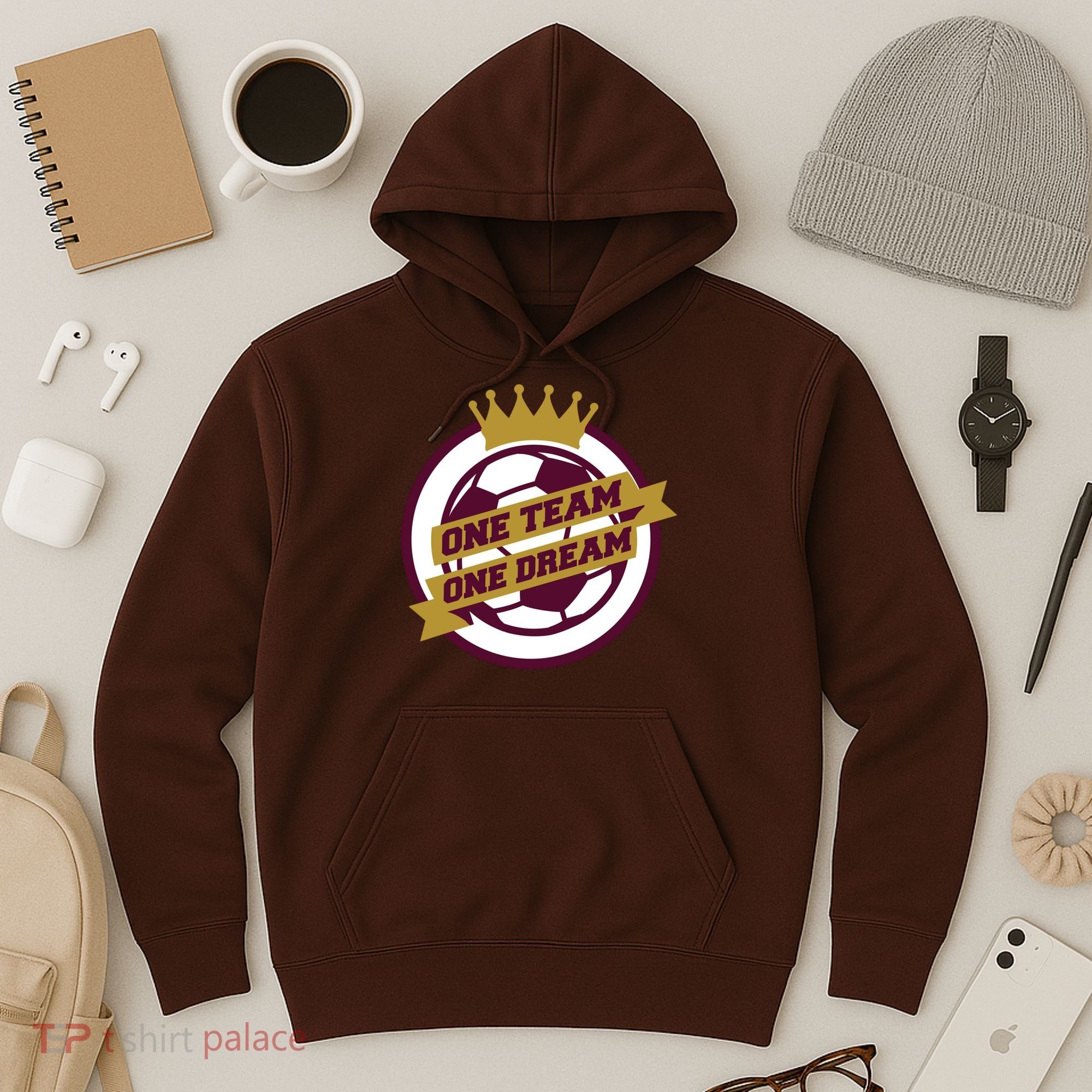 Qatar Soccer One Team One Dream Hoodie