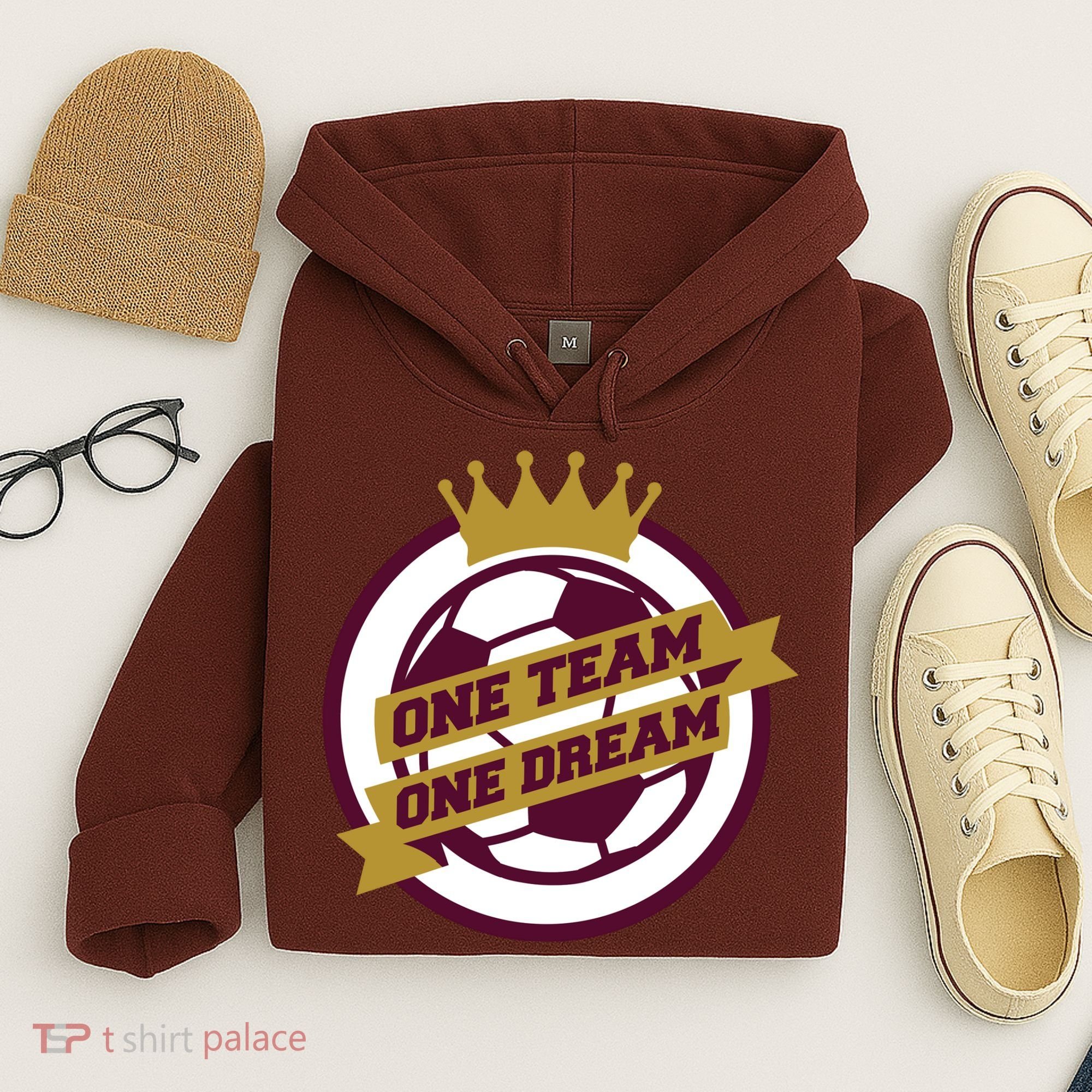 Qatar Soccer One Team One Dream Hoodie