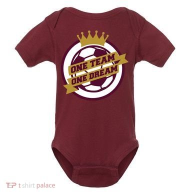 Qatar Soccer One Team One Dream Baby Bodysuit