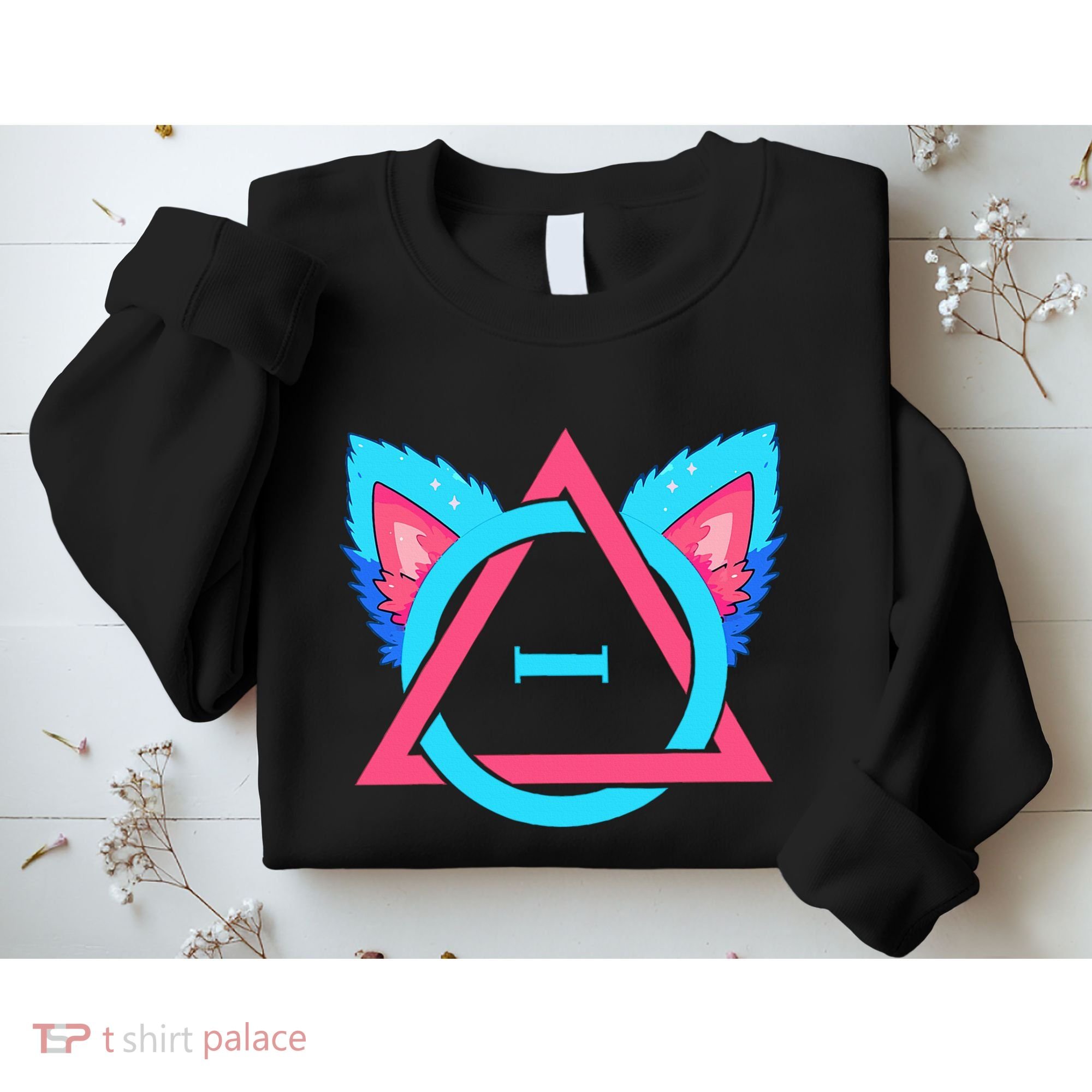 Quadrobics Therian Ears And Paws Therianthropy Quads Sweatshirt