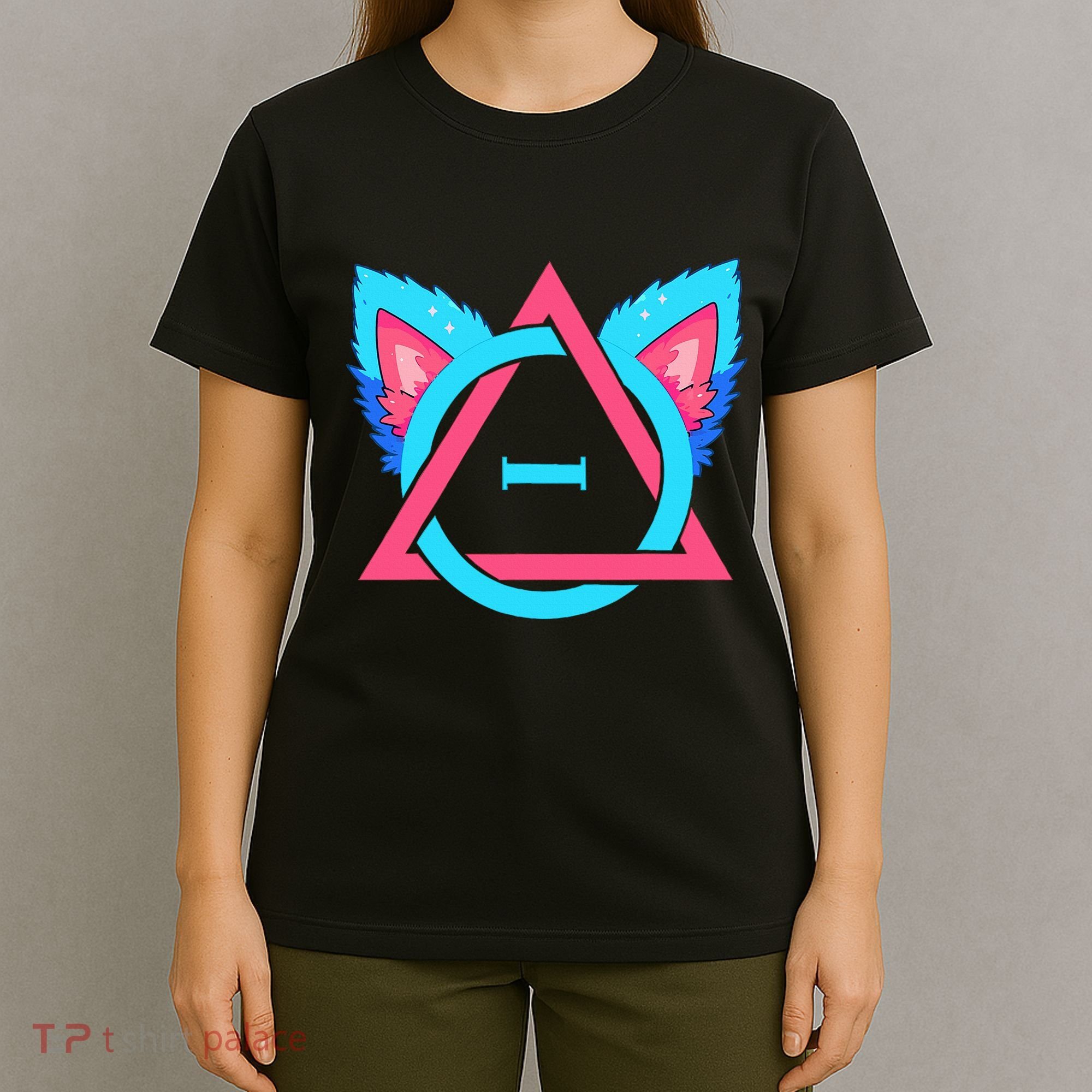 Quadrobics Therian Ears And Paws Therianthropy Quads T-Shirt