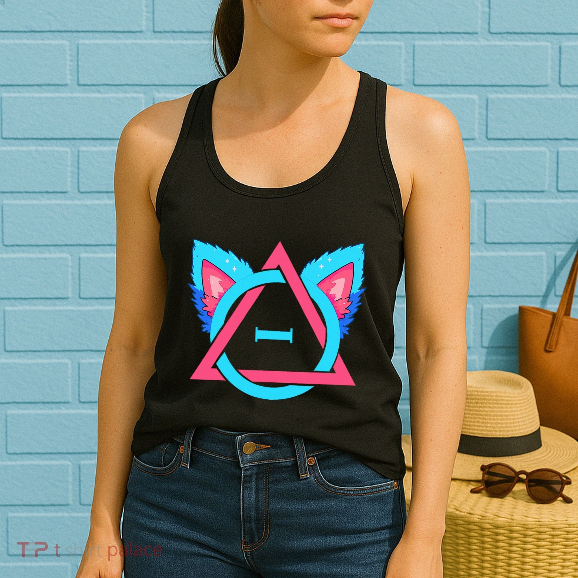 Quadrobics Therian Ears And Paws Therianthropy Quads Women's Tank Top