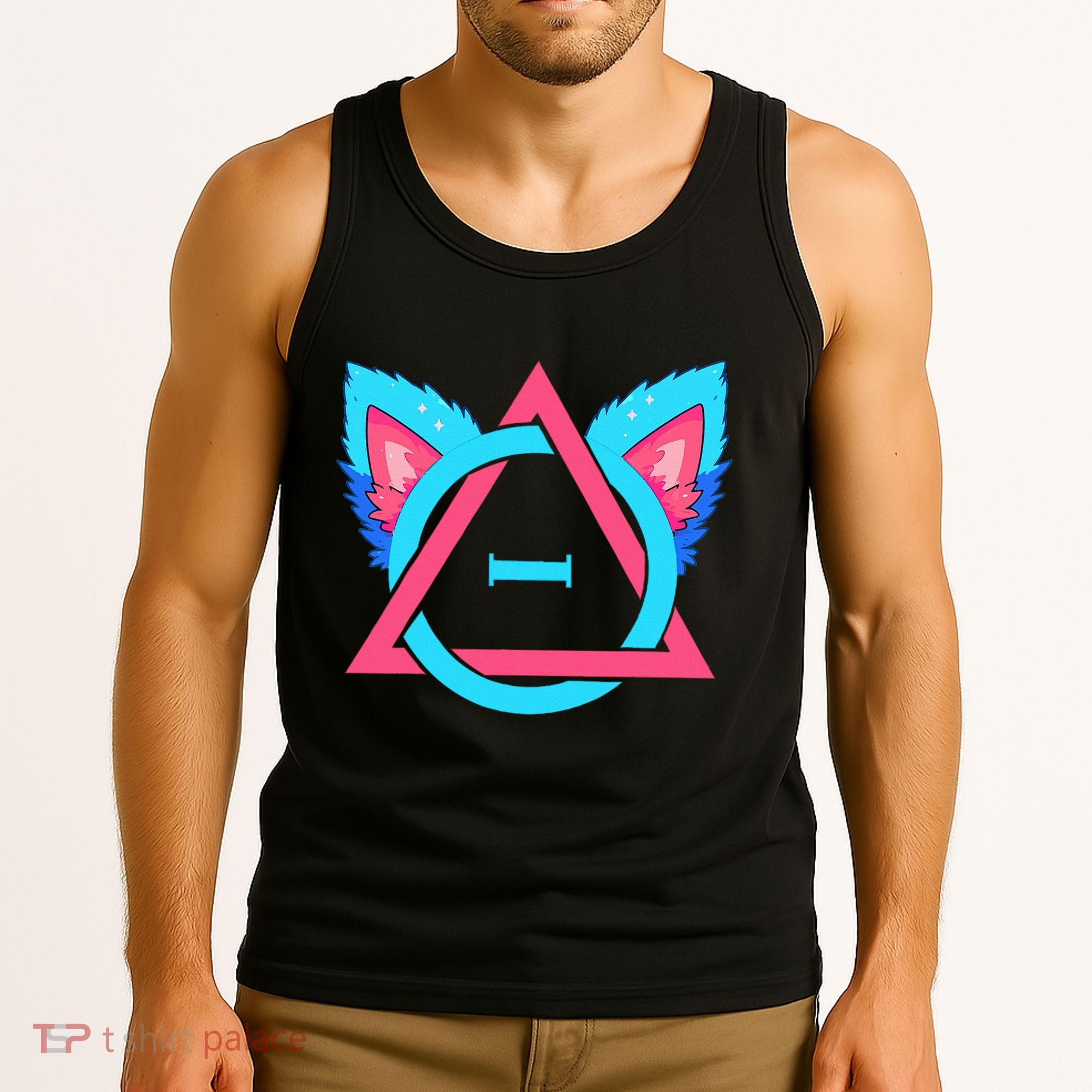 Quadrobics Therian Ears And Paws Therianthropy Quads Tank Top