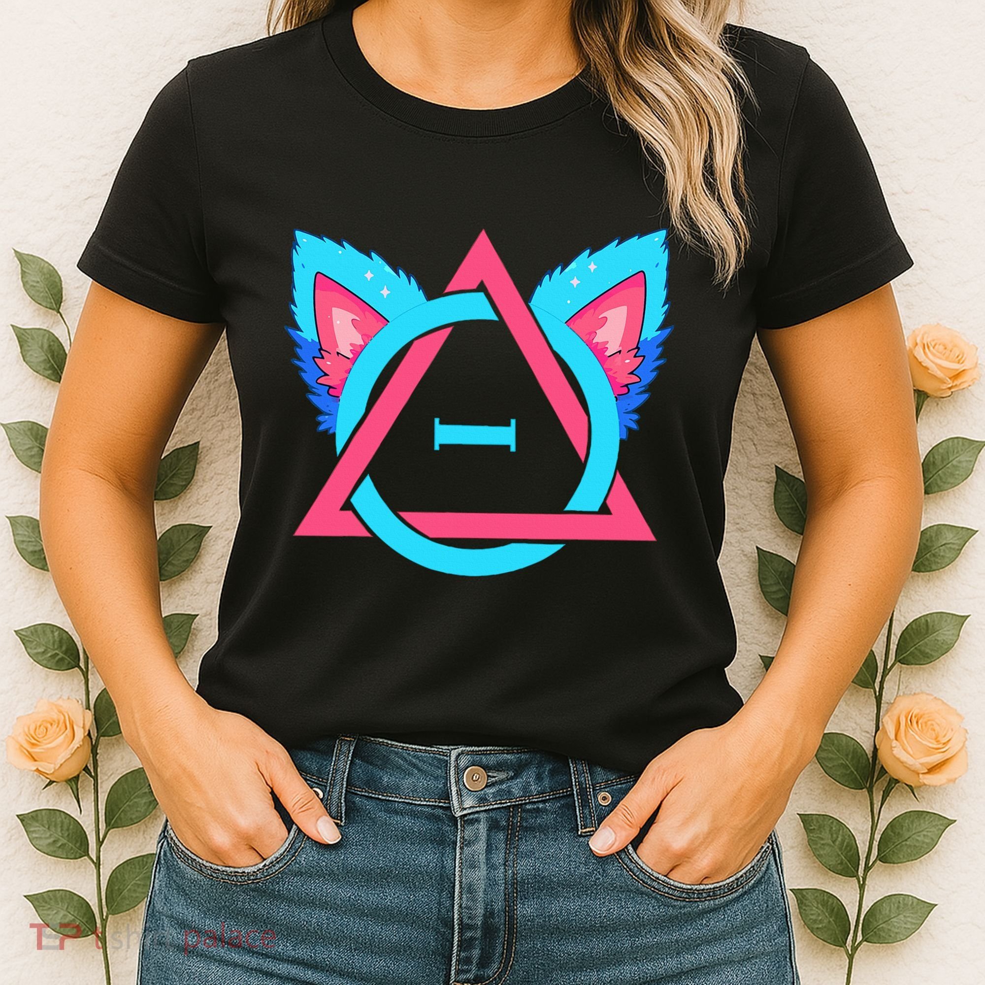 Quadrobics Therian Ears And Paws Therianthropy Quads Women's T-Shirt
